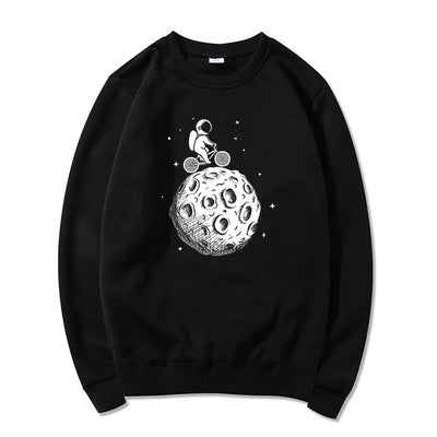Sudadera Casual Astronauta en el Espacio - Estampado Moderno Manga Larga