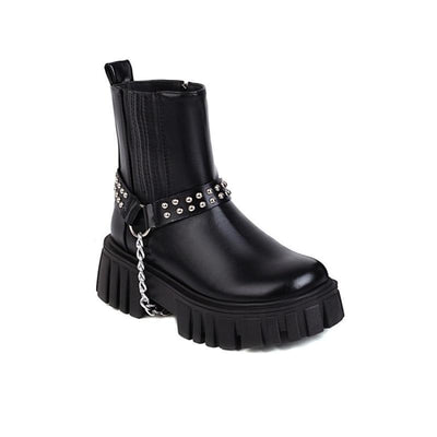 Botas Martin Plataforma Estilo Británico para Mujer - Image 10