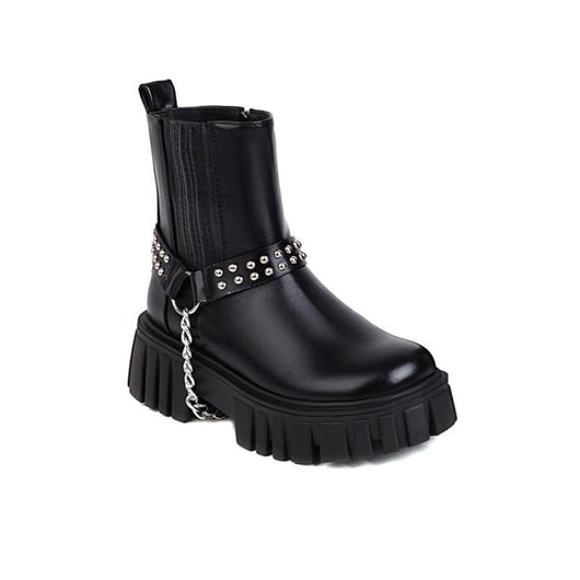 Botas Martin Plataforma Estilo Británico para Mujer - Image 10