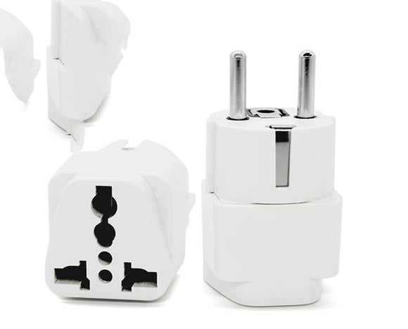 Adaptador de Enchufe Europeo para Viajes Internacionales