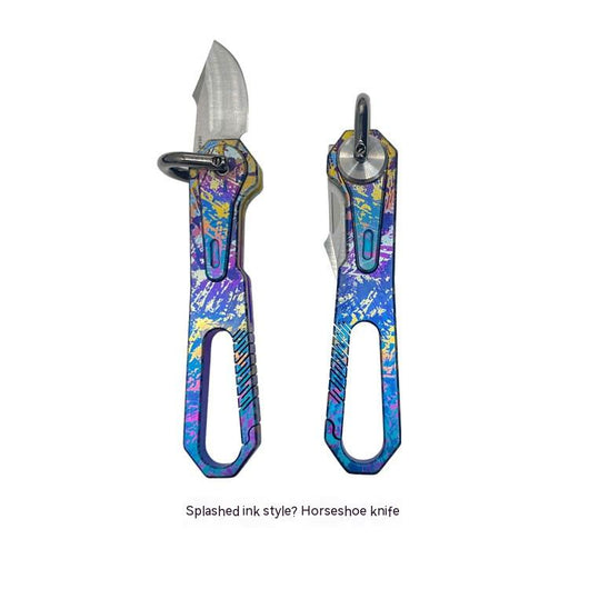 Navaja Plegable de Aleación de Titanio M390 con Llavero Portátil - Image 2
