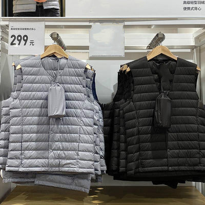 Chaleco Ligero sin Cuello para Otoño e Invierno