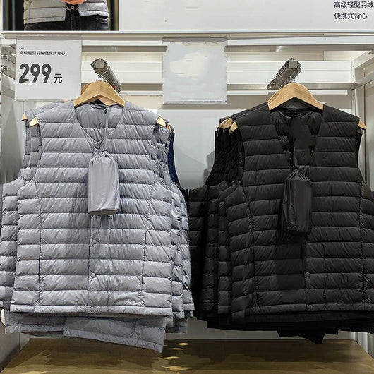 Chaleco Ligero sin Cuello para Otoño e Invierno