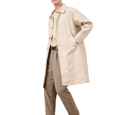 Abrigo Trinchera Casual de Largo Medio para Hombre - Image 3
