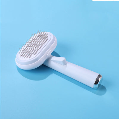 Peine Deshedding y Cepillo de Baño para Mascotas con Aguja de Acero - Image 8