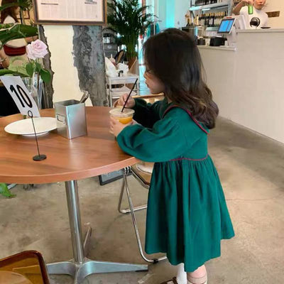 Vestido Princesa Estilo Occidental para Niña - Ropa de Otoño - Image 11