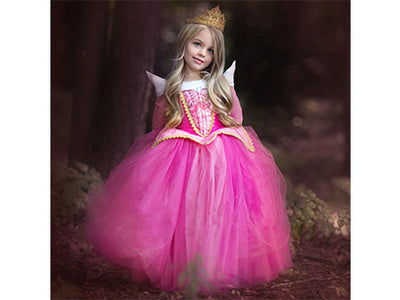 Vestido Princesa Niña Elegante Color Sólido - Image 16