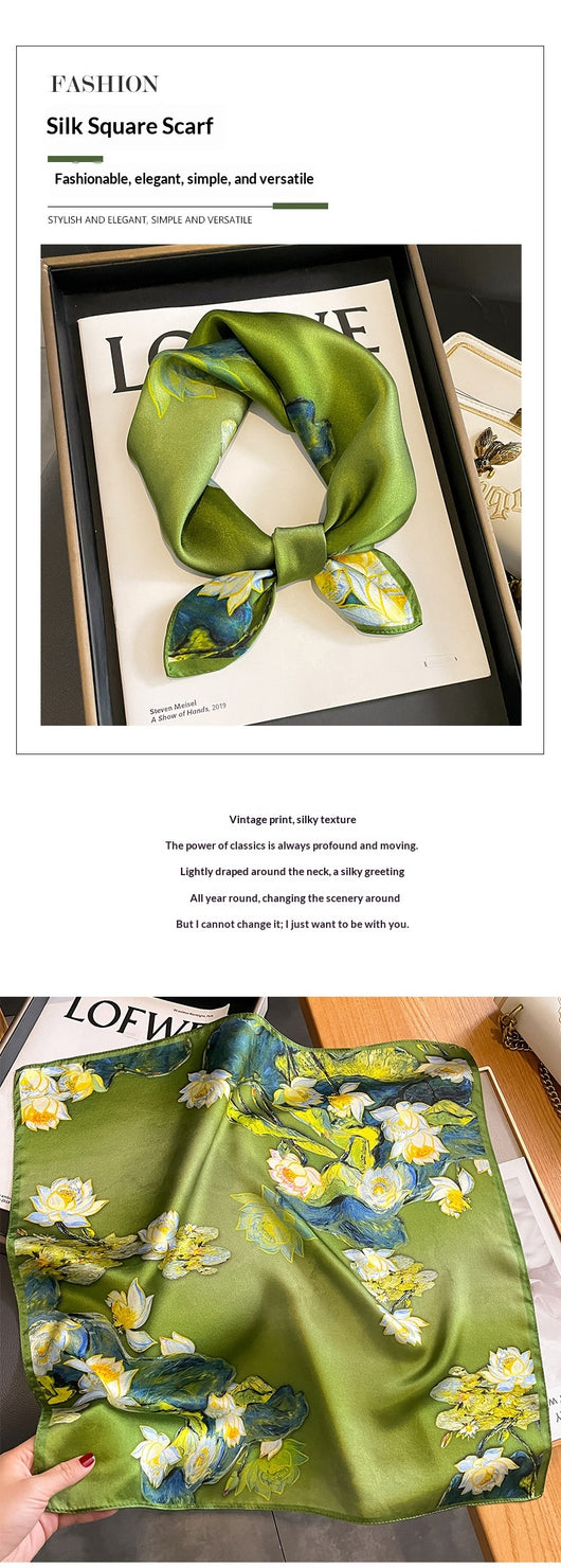 Pañuelo de Seda Versátil y Elegante - Image 49
