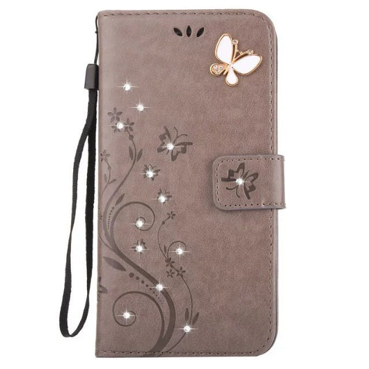 Funda para Apple con Diseño de Mariposa en Relieve y Diamantes - Image 10