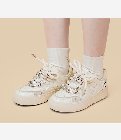 Tenis Blancos Casuales para Mujer - Diseño Minimalista - Image 7