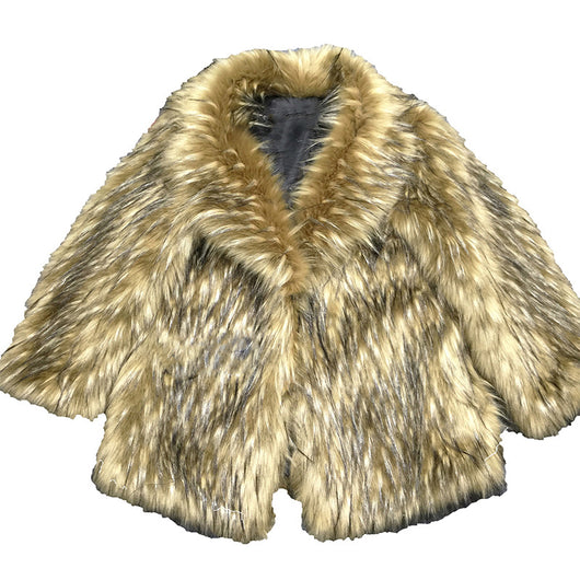Abrigo Largo de Invierno Estilo Coreano con Cuello Solapa y Detalles de Piel de Zorro - Image 8