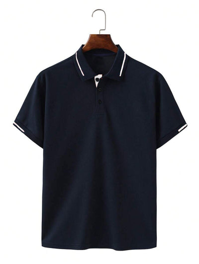 Camisa Casual Transpirable de Manga Corta para Negocios y Commuting - Image 13