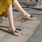 Sandalias de Tacón Medio con Estilo Trendy - Cómodas y Modernas