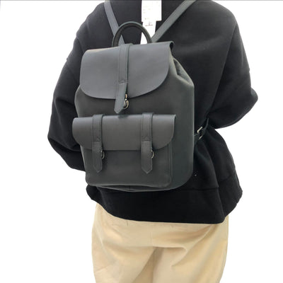 Mochila de Cuero Genuino Retro Hecha a Mano - Bolso Compacto Primera Capa - Image 8