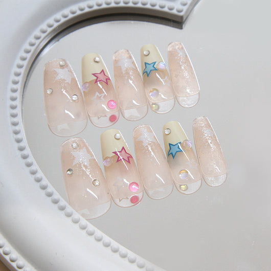 Pegatinas de Uñas Removibles con Cristales - Set de 24 Piezas - Image 11