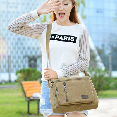 Bolsa Mensajera Retro Hombre con Diseño de Capas - Image 21