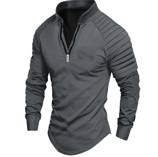 Polo Deportivo Hombre Manga Larga con Cierre - Estilo Europeo y Americano - Image 13
