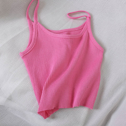 Camiseta de Punto Ajustada en Colores Lisos - Image 7