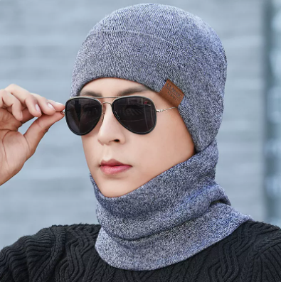 Gorro de Lana Grueso Tejido con Forro Polar para Hombre - Image 21