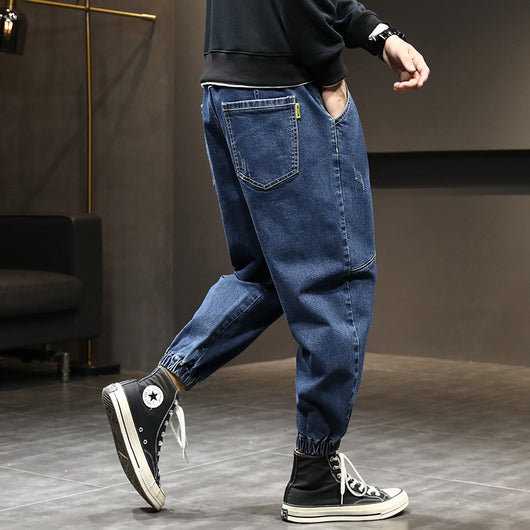 Pantalones Harem Hombre con Cintura Elástica y Cordones - Image 13