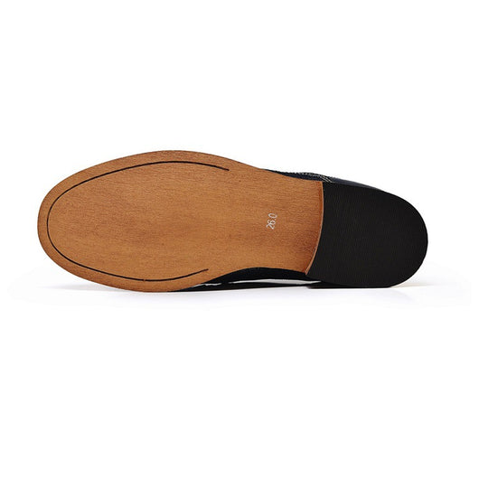 Zapatos Casuales de Oficina para Hombre - Costura a Mano con Suela de Caoba - Image 7