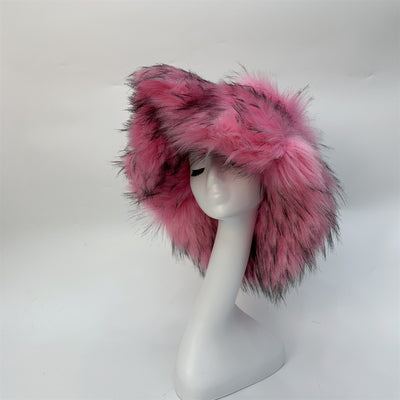 Gorro de Piel de Mapache Versátil y Elegante - Image 16