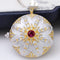 925 Plateado Lace Photo Clip Necklace S925silver