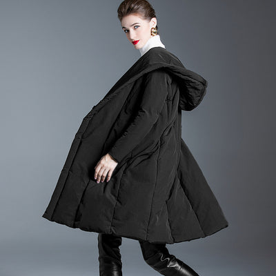 Abrigo Recto Slim de Invierno para Mujer - Image 5