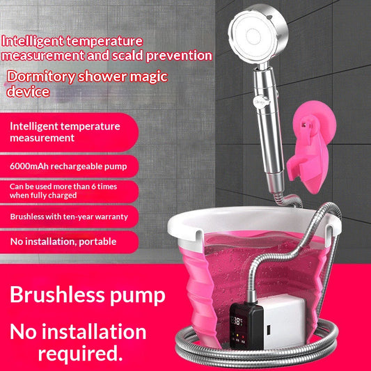 Ducha Portátil Eléctrica para Baño al Aire Libre
