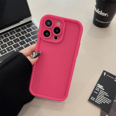 Funda Silicona Integral de Color Sólido para Teléfono - Image 9
