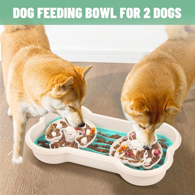 Comedero Lento Antiasfixia para Perros Grandes - Puzzle Interactivo para Alimento Seco y Húmedo - Image 6