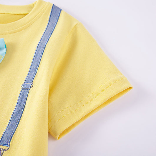 Camiseta Infantil de Algodón con Bordados Delicados - Image 4
