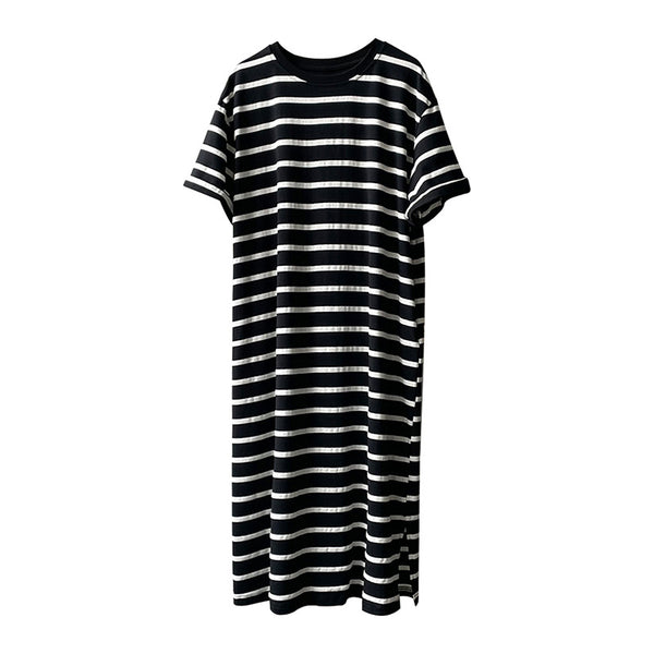 Vestido Camiseta Holgado Casual Largo Midi - Image 6