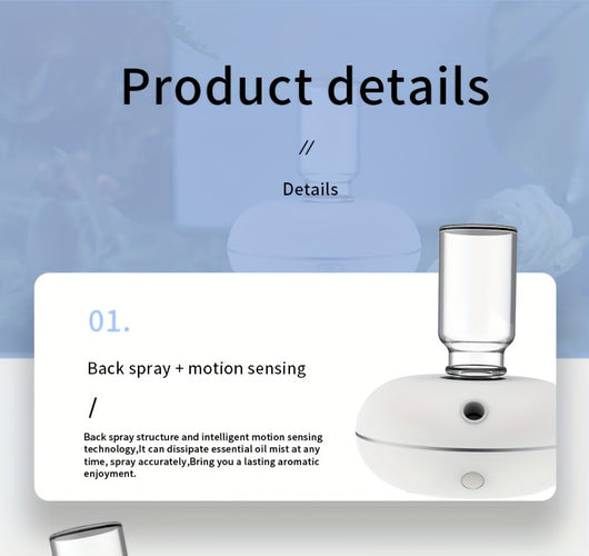 Difusor Automático de Aroma con Sensor USB - Máquina de Aromaterapia Invertida para Hogar - Image 12