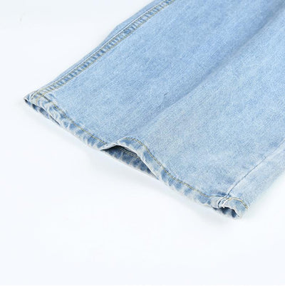 Pantalón Denim Talle Alto Pierna Recta Ancho - Image 14