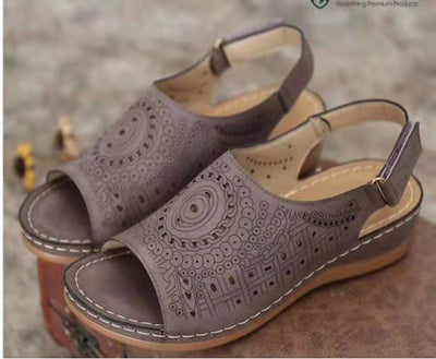 Sandalias Retro Europeas de Punta Abierta Estilo Vintage - Image 12
