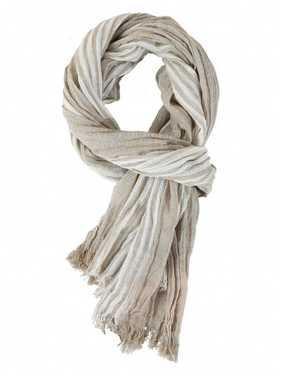 Bufanda Hombre Rayas Primavera Verano - Diseño Bicolor Versátil - Image 63