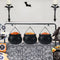 Caldero Bruja Halloween Decorativo para Servir - Tazón Plástico Negro
