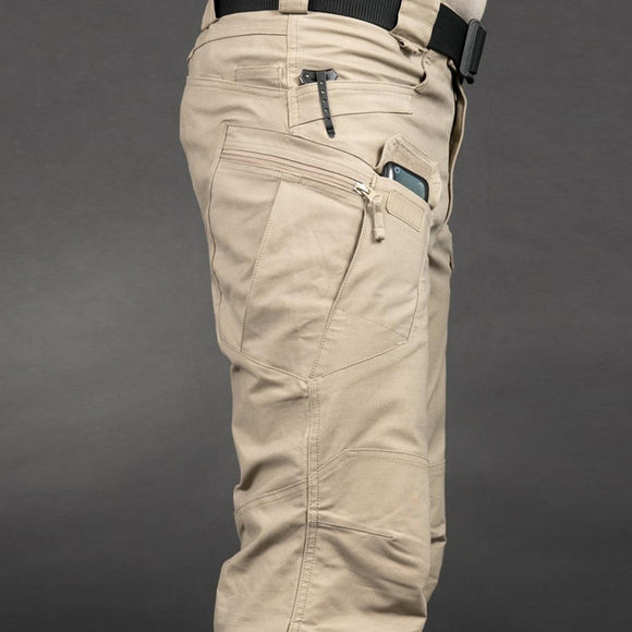 Calças Táticas Camufladas Masculinas - Design de Verão com Vários Bolsos