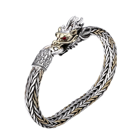Pulsera Tejida Plata 925 Diseño Grifo Grosor Premium - Image 5