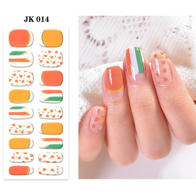Pegatinas de Uñas UV Gel Semi-curadas Impermeables - Pure Desire Wind Wear - Image 18