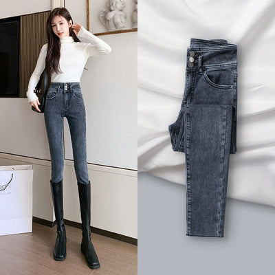 Pantalones Ajustados Azul Claro - Diseño Versátil para Primavera - Image 10