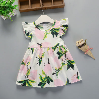 Vestido Infantil Algodón Floral Estampado para Verano - Image 16