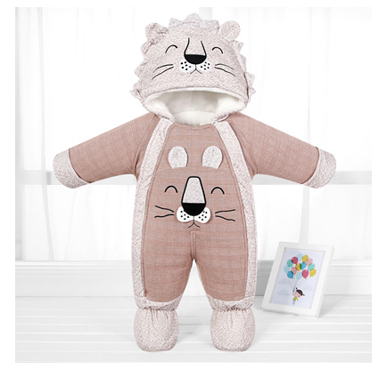 Traje de Invierno para Bebé en Algodón Grueso - Prenda Térmica Completa - Image 5