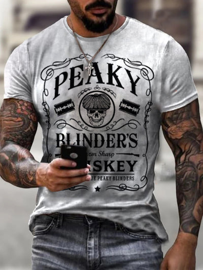 Playera Deportiva Ajustada para Hombre con Estampado Moderno - Image 7