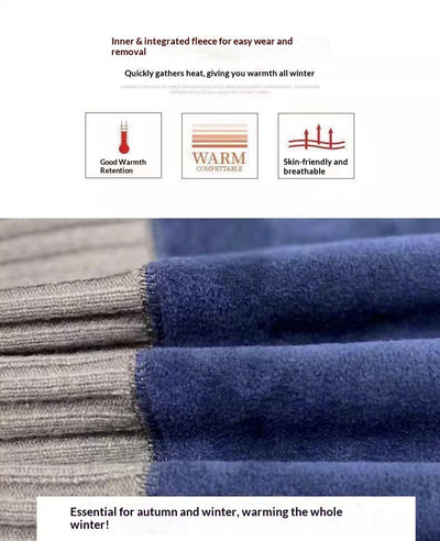 Suéter Térmico Hombre Tallas Grandes - Ajuste Relajado para Invierno - Image 14