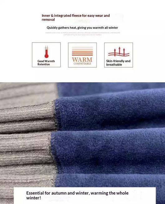 Suéter Térmico Hombre Tallas Grandes - Ajuste Relajado para Invierno - Image 14