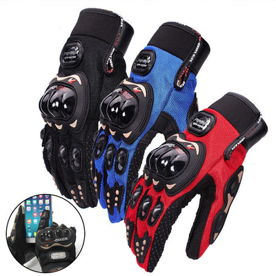 Guantes de Motocicleta Táctiles con Protección Total y Aislamiento Térmico - Image 10