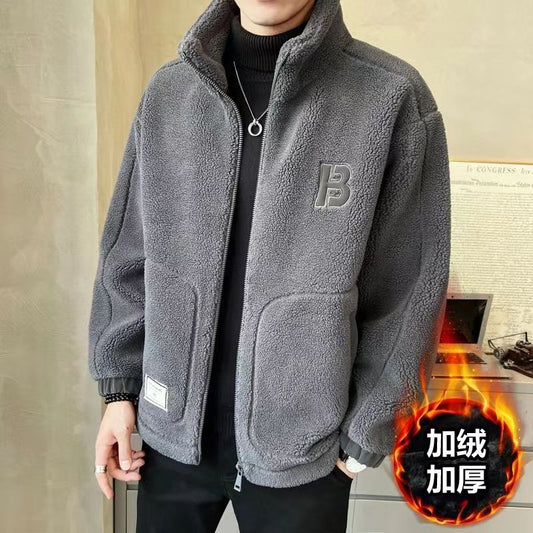 Abrigo de Lana de Cordero para Hombre - Otoño e Invierno - Image 2