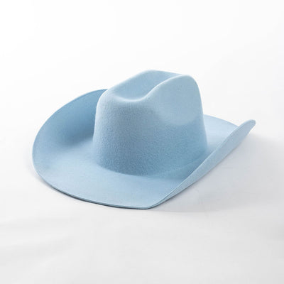 Sombrero Vaquero de Fieltro de Lana con Estilo Casual - Image 9